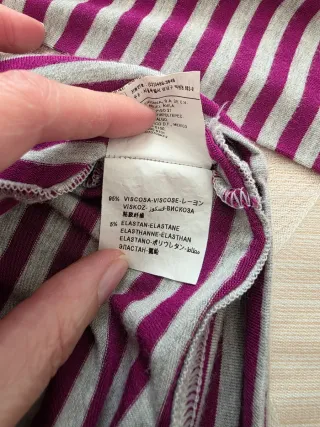 Coppia abiti mamma e figlia a righe