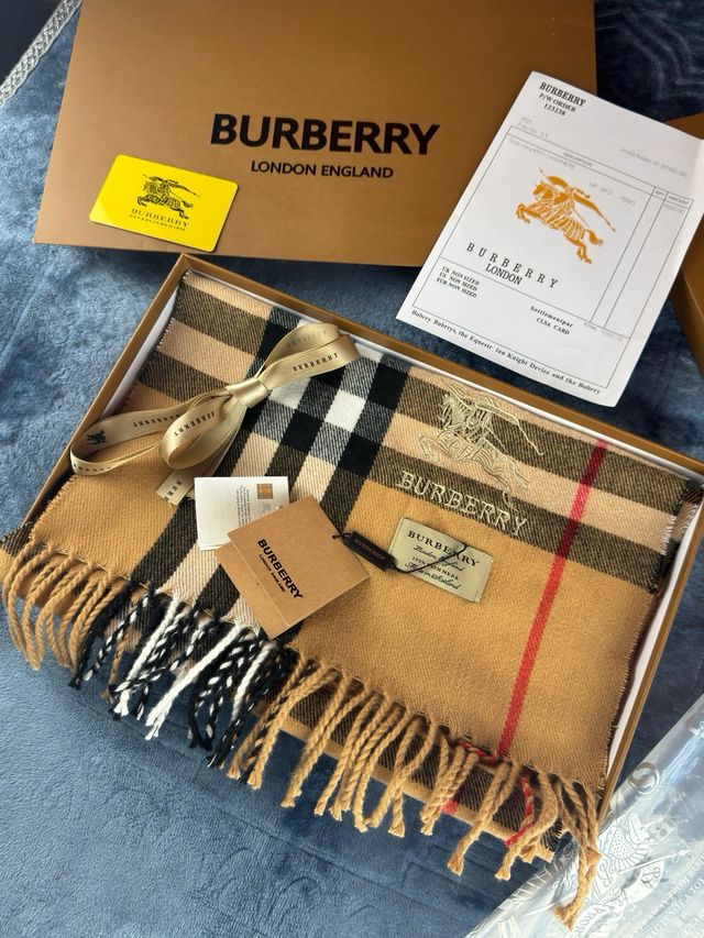 Bufanda Burberry Clásica Check Lana