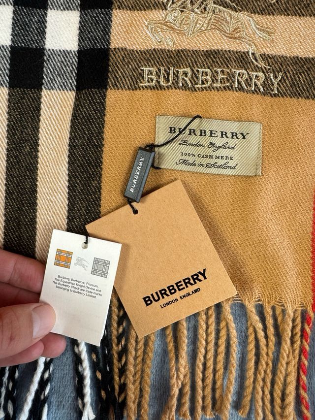 Bufanda Burberry Clásica Check Lana