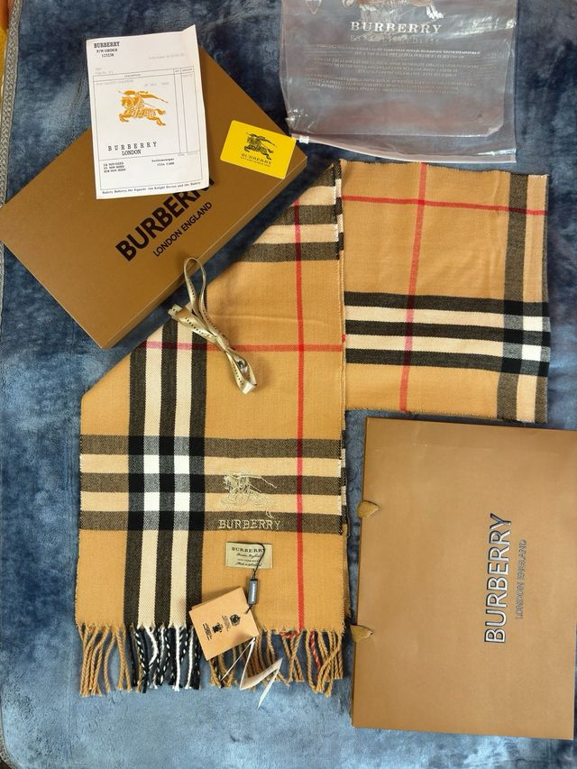 Bufanda Burberry Clásica Check Lana