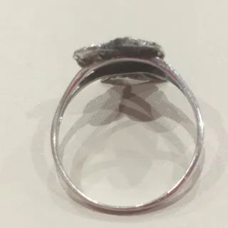 Anillo Corazón Alas Plata 925