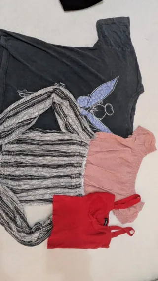 LOTE de ROPA partes de arriba y monos