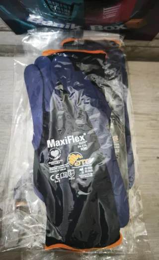 10 Pares Guantes de Montaje MaxiFlex Elite Talla 8