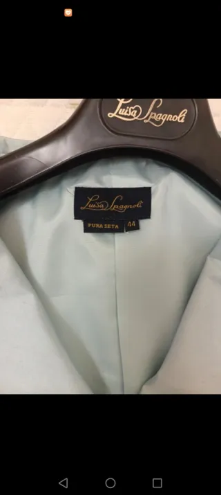 Completo Luisa Spagnoli elegante donna verde