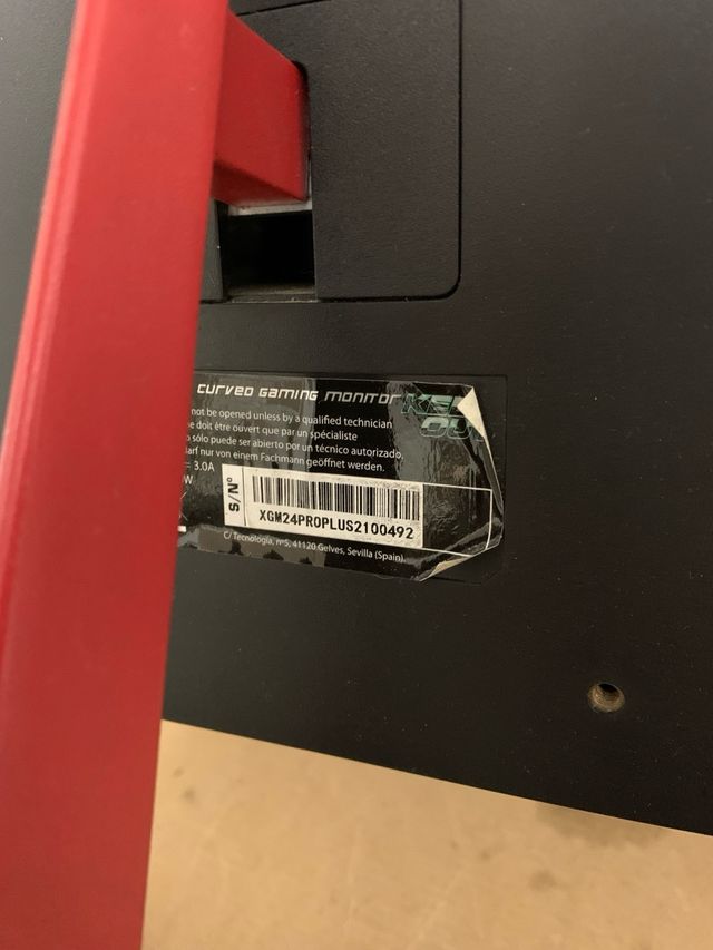 Monitor Gaming KEEP OUT Negro - Para Piezas