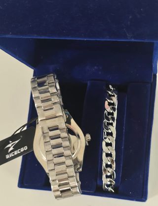 Regalo: Reloj y Pulsera Azul