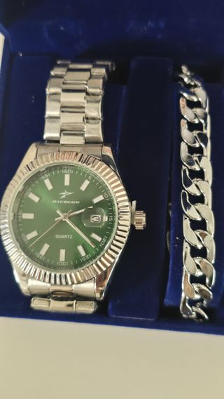 Regalo: Reloj y Pulsera Azul