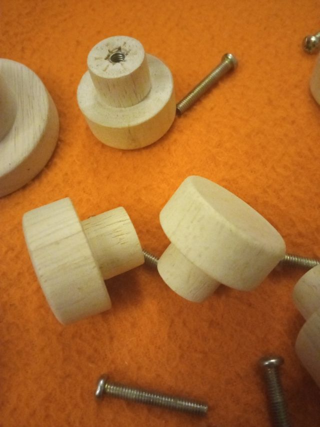 Tiradores madera natural