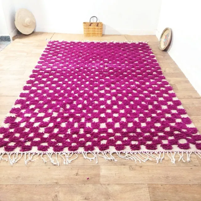 Alfombra Beige y Rosa