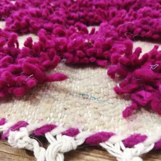 Alfombra Beige y Rosa