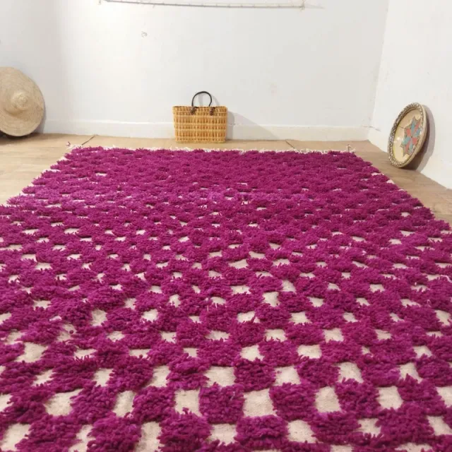 Alfombra Beige y Rosa