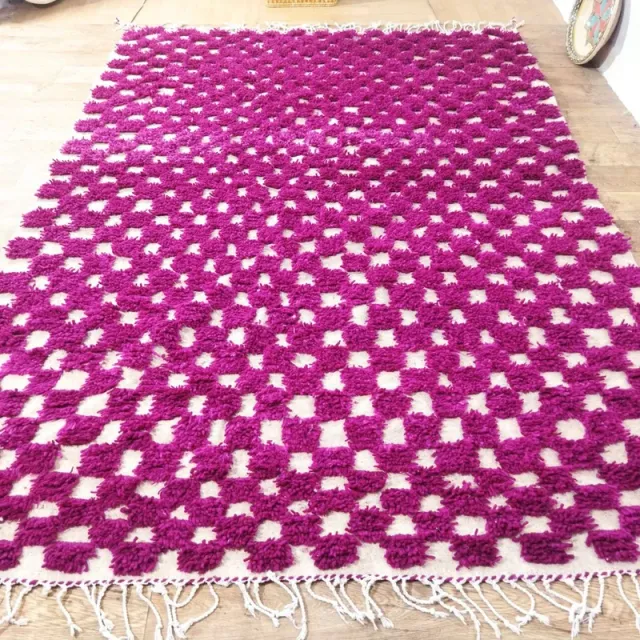 Alfombra Beige y Rosa