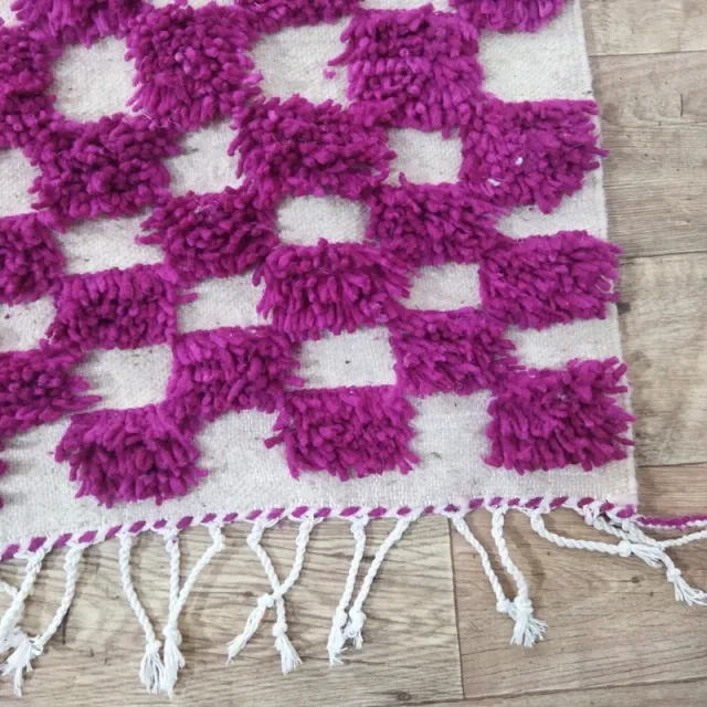 Alfombra Beige y Rosa