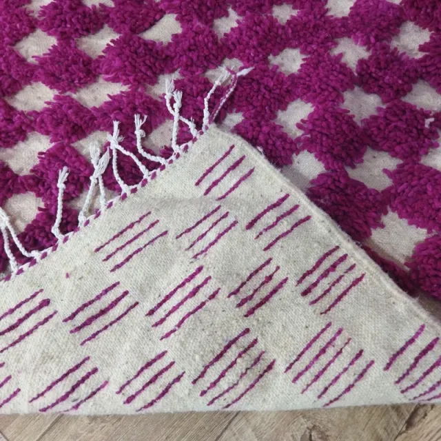 Alfombra Beige y Rosa