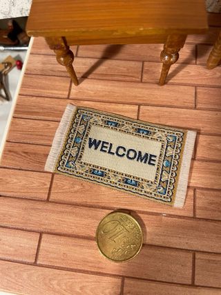 Tappeto WELCOME per casa delle bambole