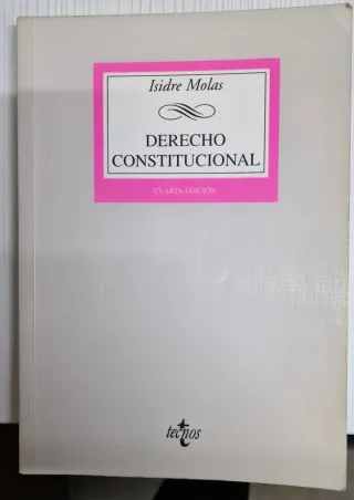 Derecho constitucional cuarta edición