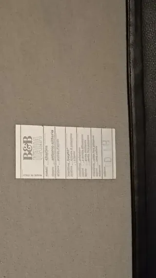 Divano Charles B&B Italia Pelle Nero