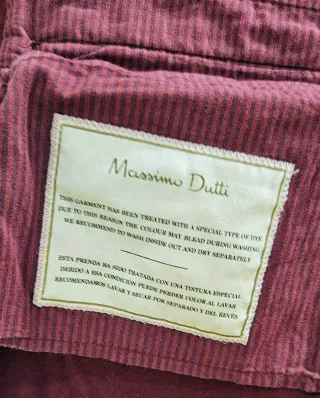 Pantalón Massimo Dutti Rojo