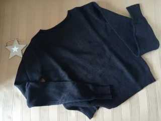 Maglioncino donna aderente nero tg S