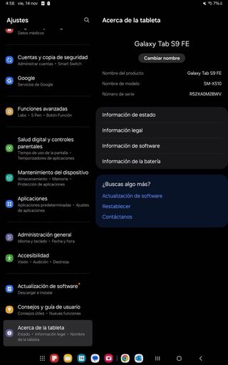 Samsung Galaxy Tab S9 FE con Protector (WIFI)