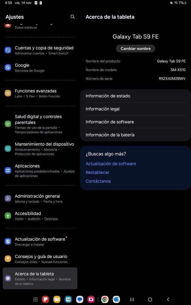 Samsung Galaxy Tab S9 FE con Protector (WIFI)