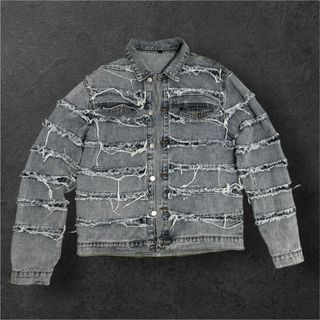 Chaqueta vaquera hombre desgastada