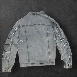 Chaqueta vaquera hombre desgastada