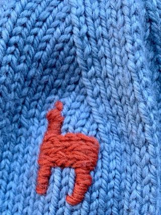 Cappello Alpaca Machu Picchu Maglia Jacquard