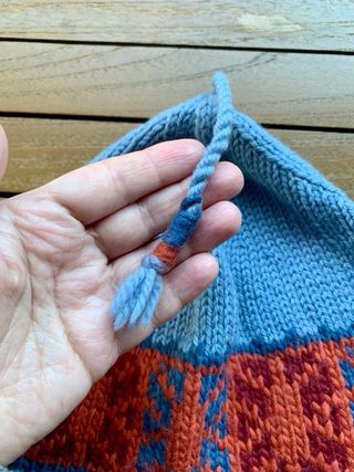 Cappello Alpaca Machu Picchu Maglia Jacquard