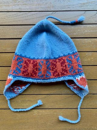 Cappello Alpaca Machu Picchu Maglia Jacquard