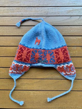 Cappello Alpaca Machu Picchu Maglia Jacquard