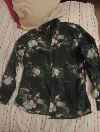 Camisa H&M estampada hombre