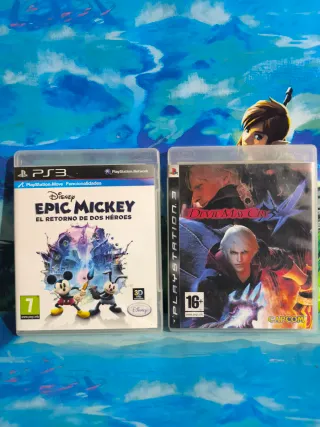 🇪🇸Pack PS3: Epic Mickey y Devil May Cry