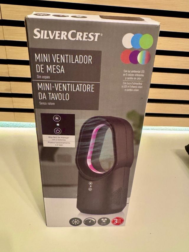 Mini ventilatore Silvercrest nuovo