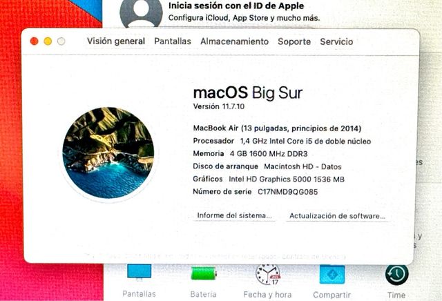 MacBook Air 13 2014 128gb
