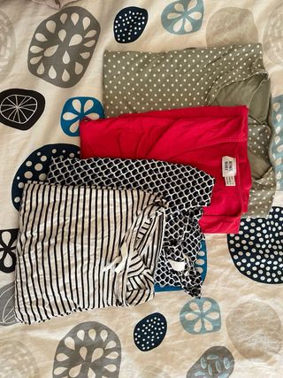 lote de Camisetas premamá