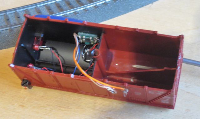 Luci di fine treno intermittenti per vagoni H0