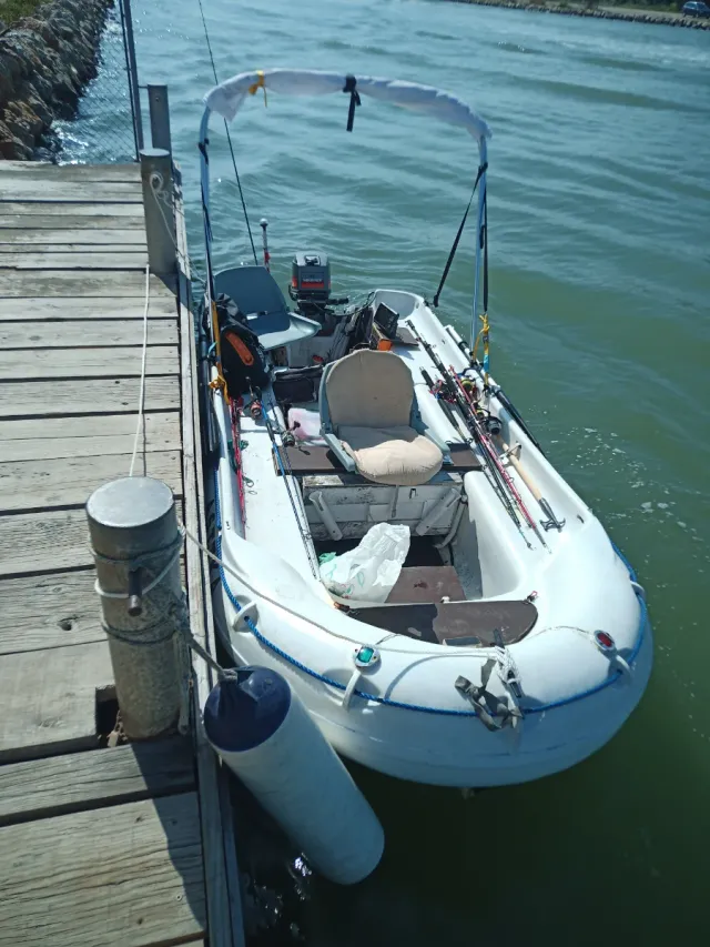 Barca PVC + Motor Mariner 30cv + Remolque