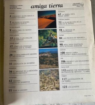 Revista amiga Tierra 1981