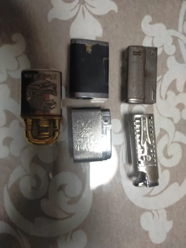 2 Mecheros de Gasolina Vintage