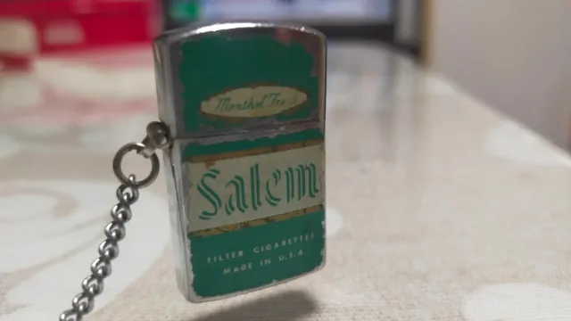 Llavero Mechero Zippo Salem Menthol