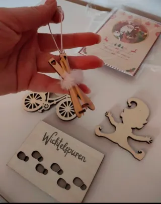 Plantilla Elfo Navidad Madera