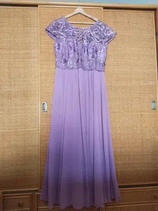 Vestido morado El Corte Inglés