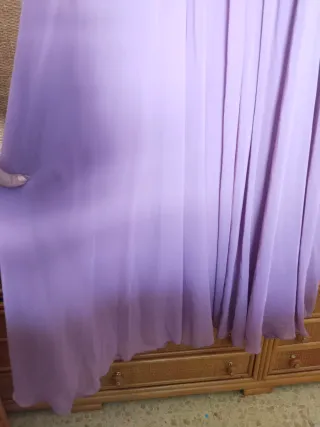 Vestido morado El Corte Inglés