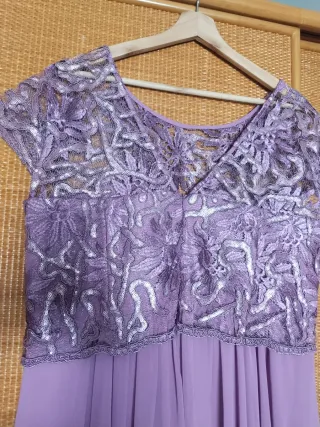 Vestido morado El Corte Inglés