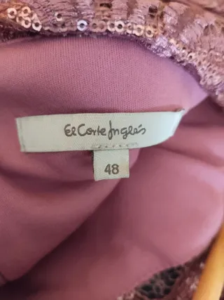 Vestido morado El Corte Inglés