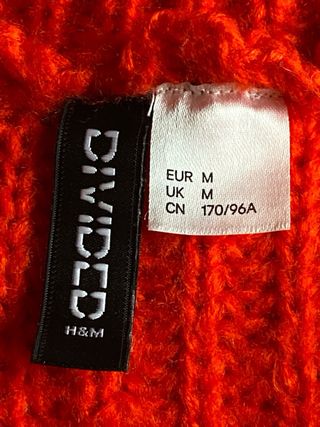 Jersey Divided Hombros Descubiertos Punto Grueso M