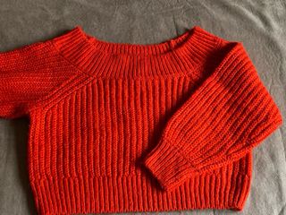 Jersey Divided Hombros Descubiertos Punto Grueso M