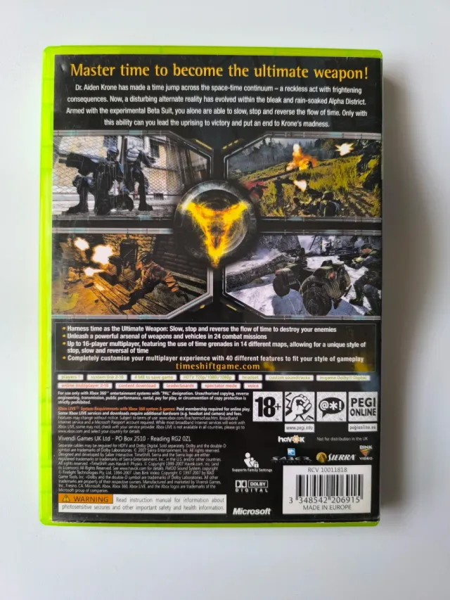 TimeShift Xbox 360 FPS