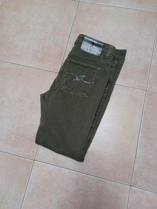 Jeans Trussardi Donna Verde Oliva